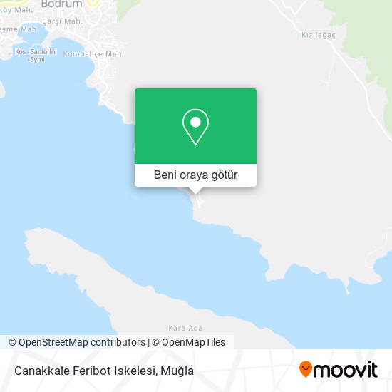 Canakkale Feribot Iskelesi harita