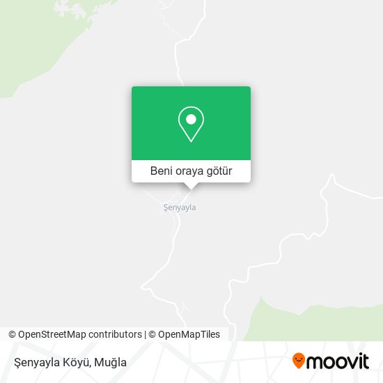 Şenyayla Köyü harita