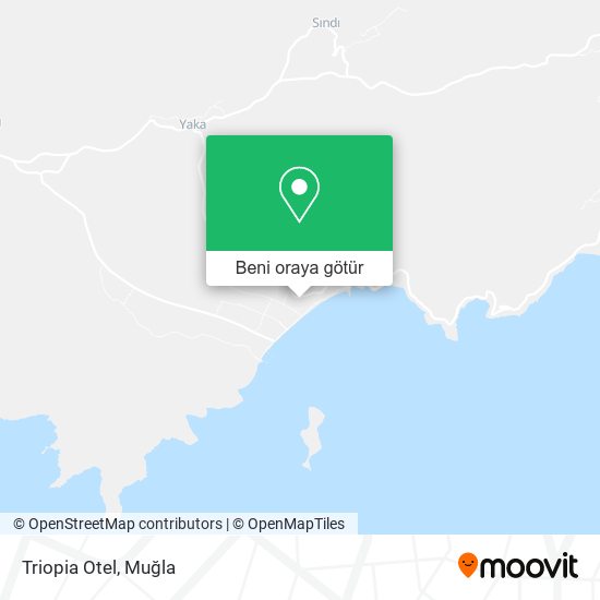 Triopia Otel harita