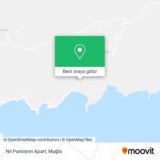 Nıl Pansıyon Apart harita