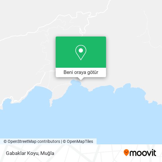 Gabaklar Koyu harita
