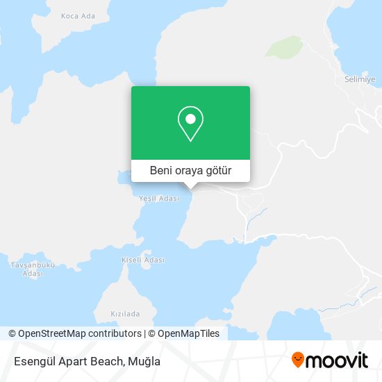 Esengül Apart Beach harita