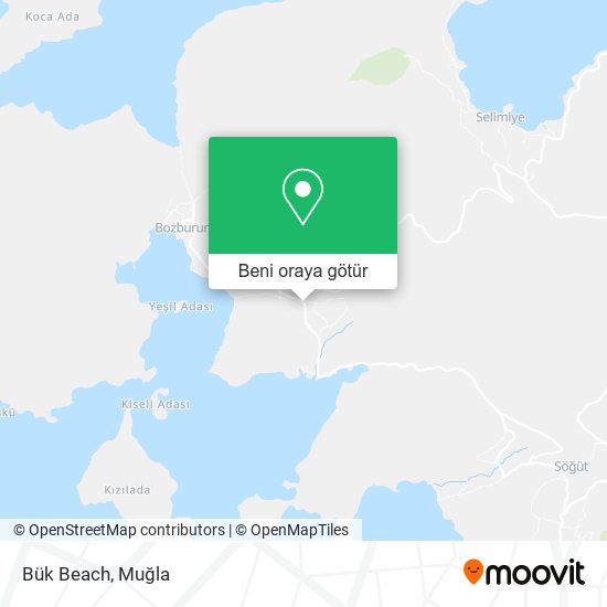 Bük Beach harita