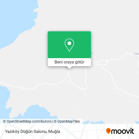 Yazıköy Düğün Salonu harita