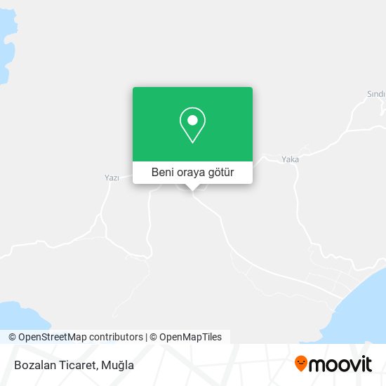 Bozalan Ticaret harita