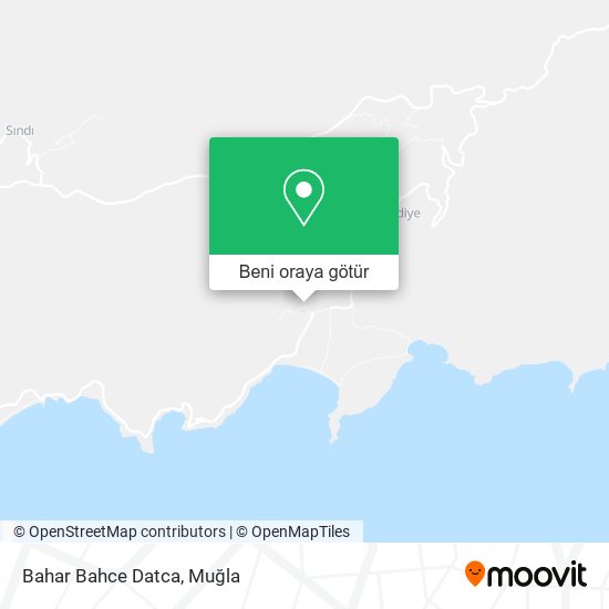 Bahar Bahce Datca harita