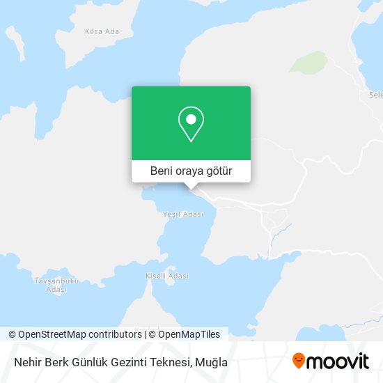 Nehir Berk Günlük Gezinti Teknesi harita