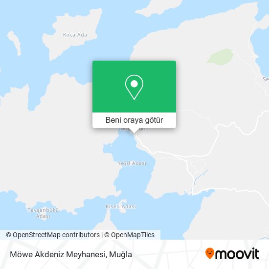 Möwe Akdeniz Meyhanesi harita