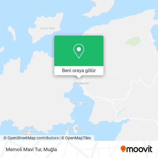 Memoli Mavi Tur harita
