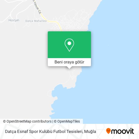 Datça Esnaf Spor Kulübü Futbol Tesisleri harita