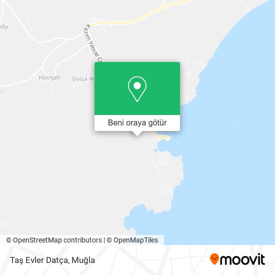 Taş Evler Datça harita