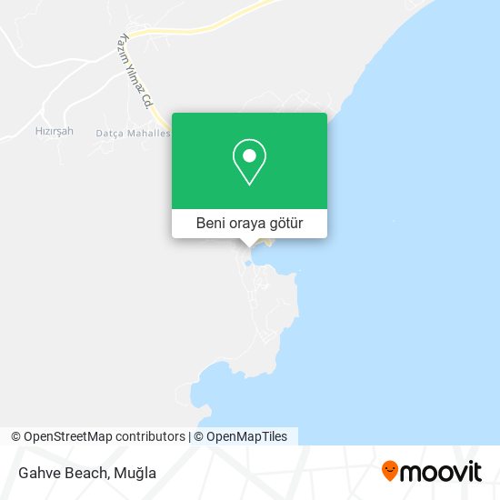Gahve Beach harita