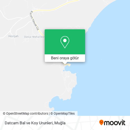 Datcam Bal ve Koy Urunleri harita