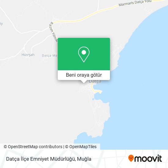 Datça İlçe Emniyet Müdürlüğü harita