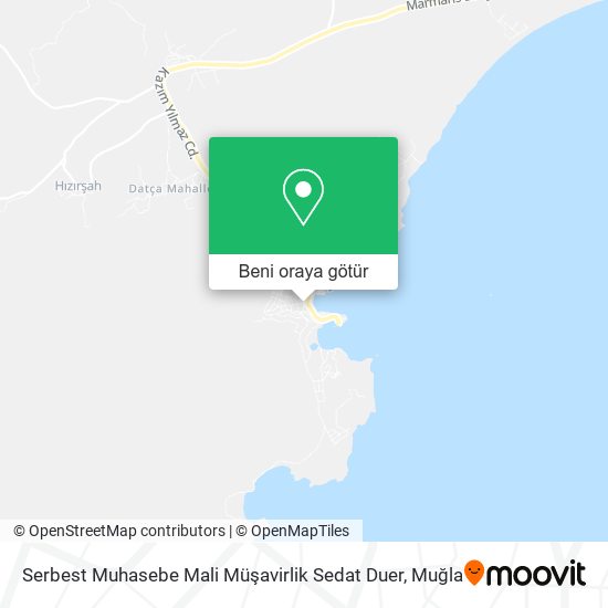Serbest Muhasebe Mali Müşavirlik Sedat Duer harita