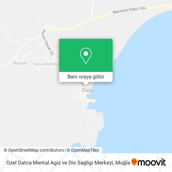 Ozel Datca Mental Agiz ve Dis Sagligi Merkezi harita