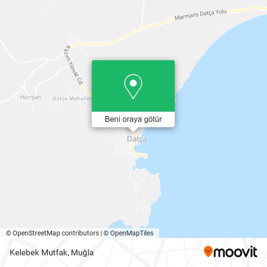 Kelebek Mutfak harita