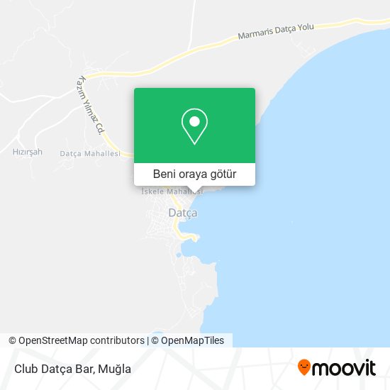 Club Datça Bar harita