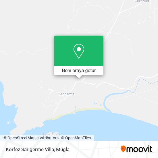 Körfez Sarıgerme Villa harita