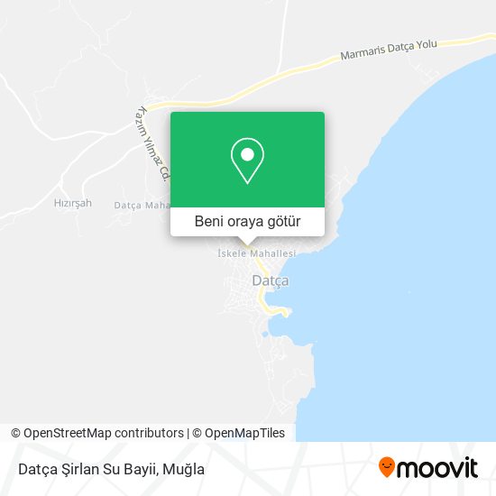 Datça Şirlan Su Bayii harita