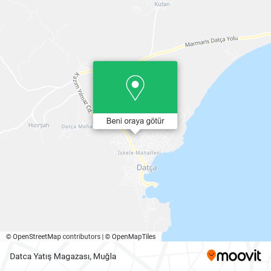 Datca Yatış Magazası harita