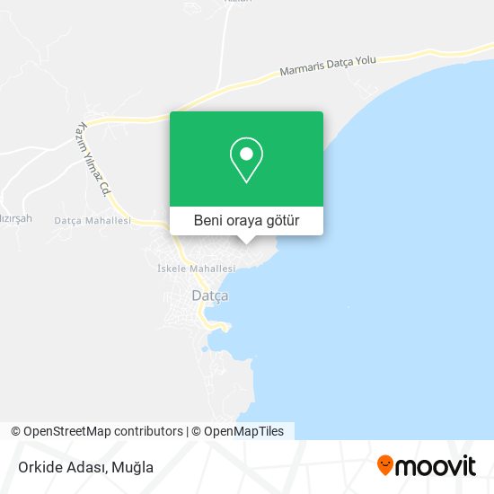 Orkide Adası harita