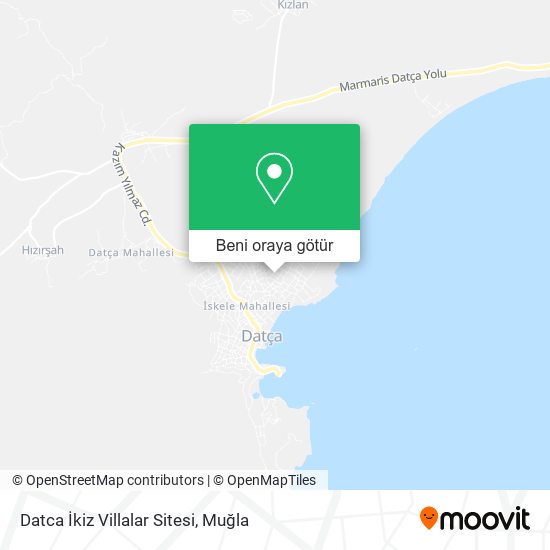 Datca İkiz Villalar Sitesi harita