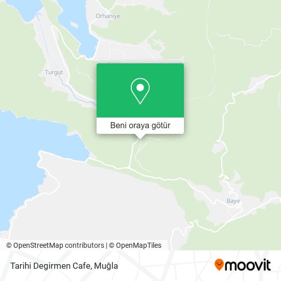 Tarihi Degirmen Cafe harita