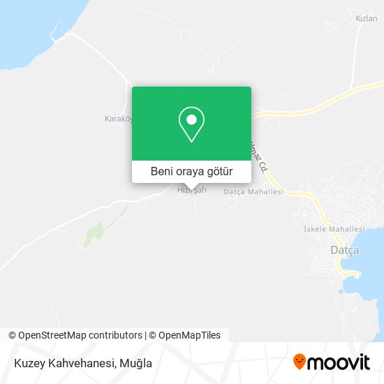 Kuzey Kahvehanesi harita