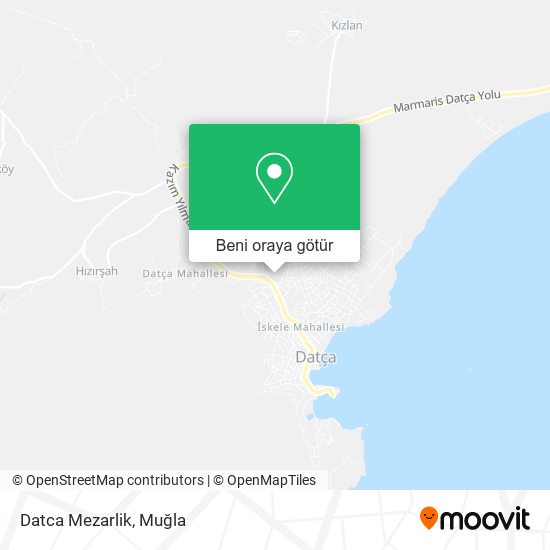 Datca Mezarlik harita