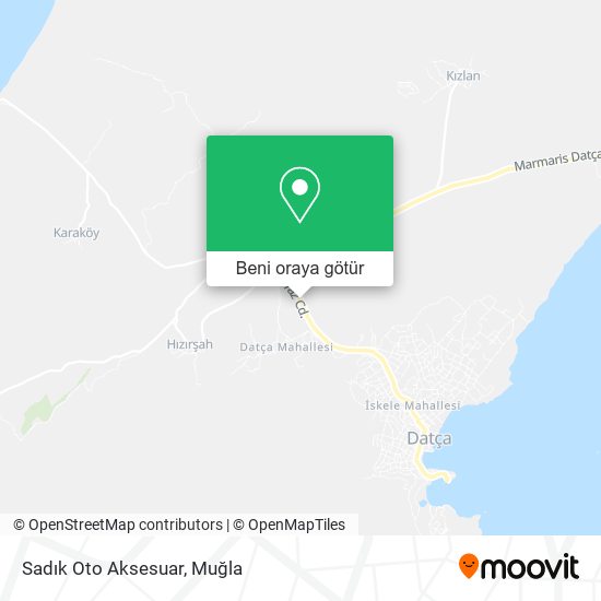 Sadık Oto Aksesuar harita