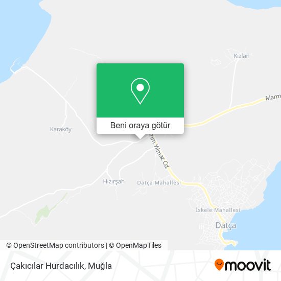 Çakıcılar Hurdacılık harita