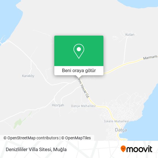 Denizlililer Villa Sitesi harita
