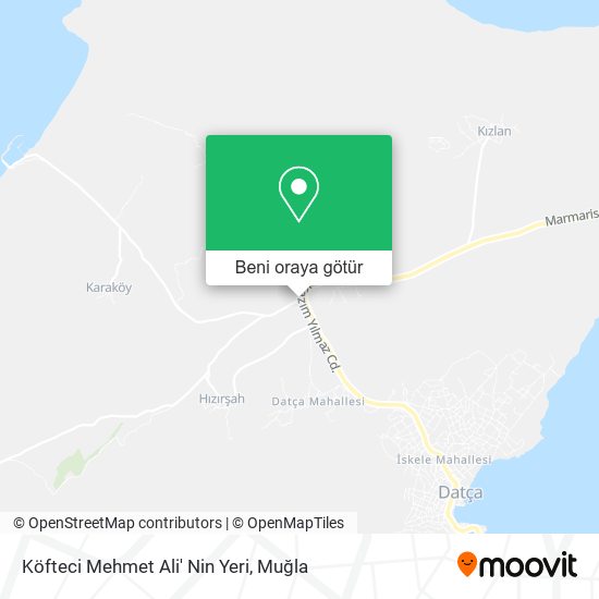 Köfteci Mehmet Ali' Nin Yeri harita