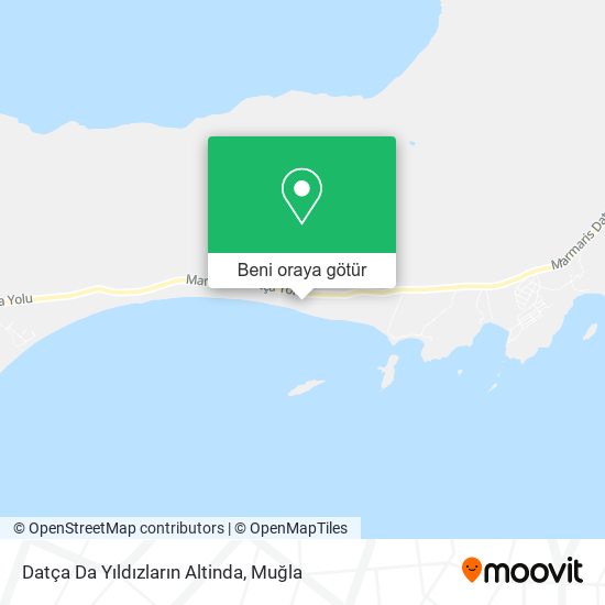 Datça Da Yıldızların Altinda harita