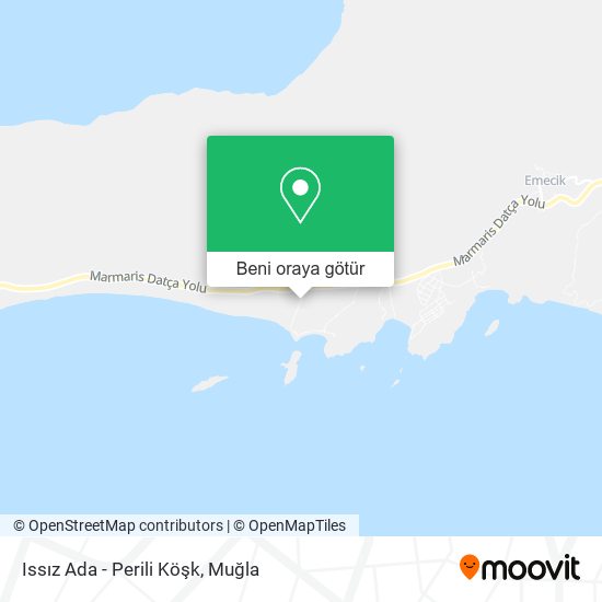 Issız Ada - Perili Köşk harita