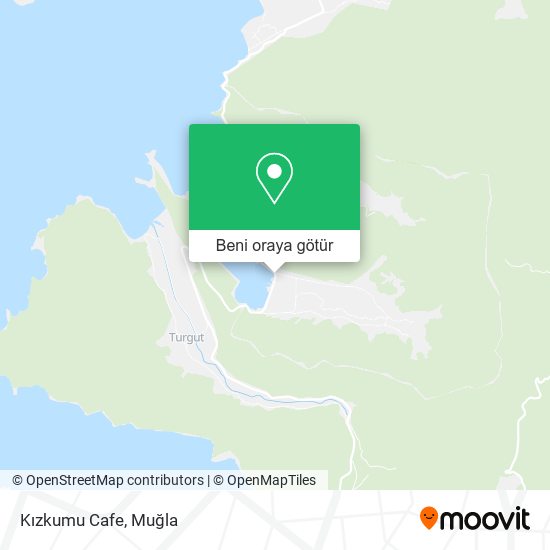 Kızkumu Cafe harita