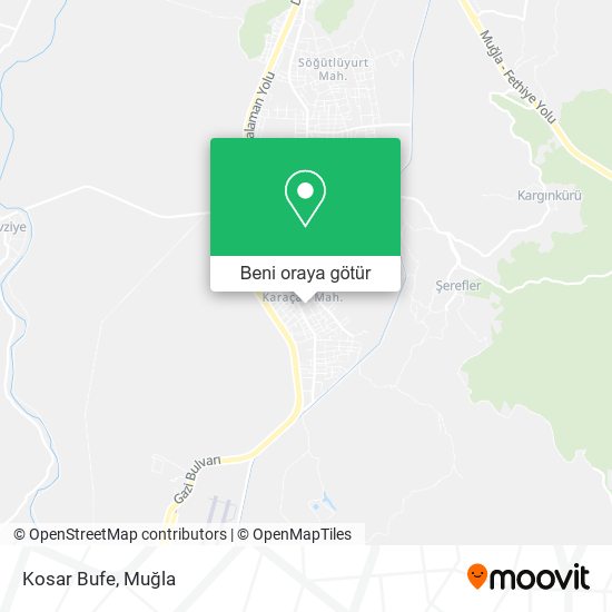 Kosar Bufe harita