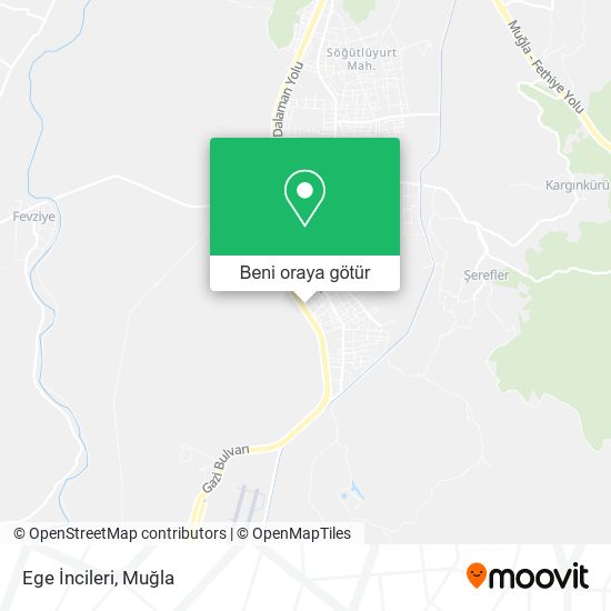 Ege İncileri harita