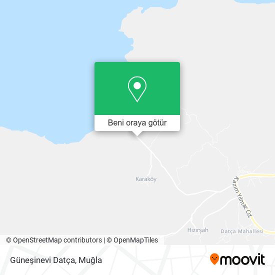 Güneşinevi Datça harita