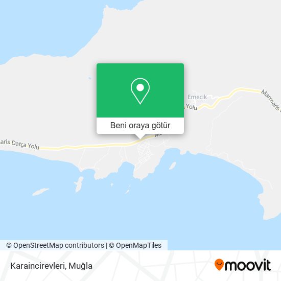 Karaincirevleri harita