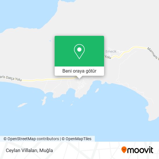 Ceylan Villaları harita