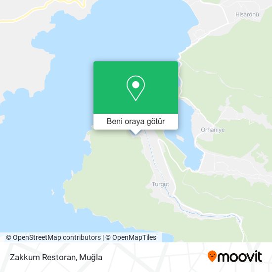 Zakkum Restoran harita