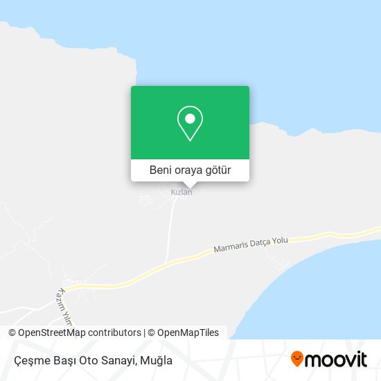 Çeşme Başı Oto Sanayi harita