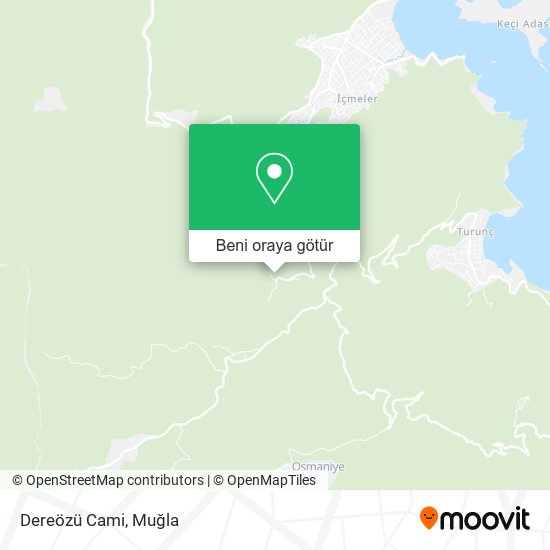 Dereözü Cami harita
