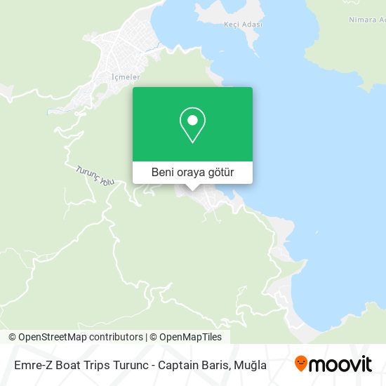 Emre-Z Boat Trips Turunc - Captain Baris harita