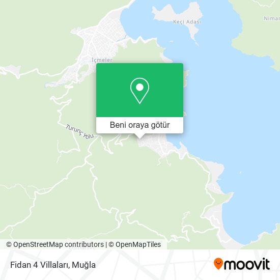 Fidan 4 Villaları harita