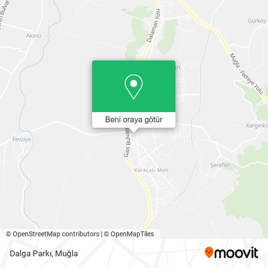 Dalga Parkı harita