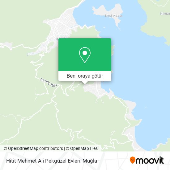 Hitit Mehmet Ali Pekgüzel Evleri harita