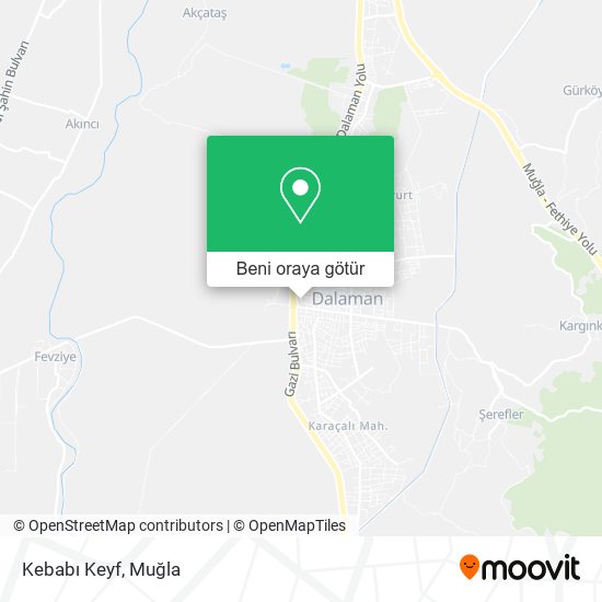 Kebabı Keyf harita